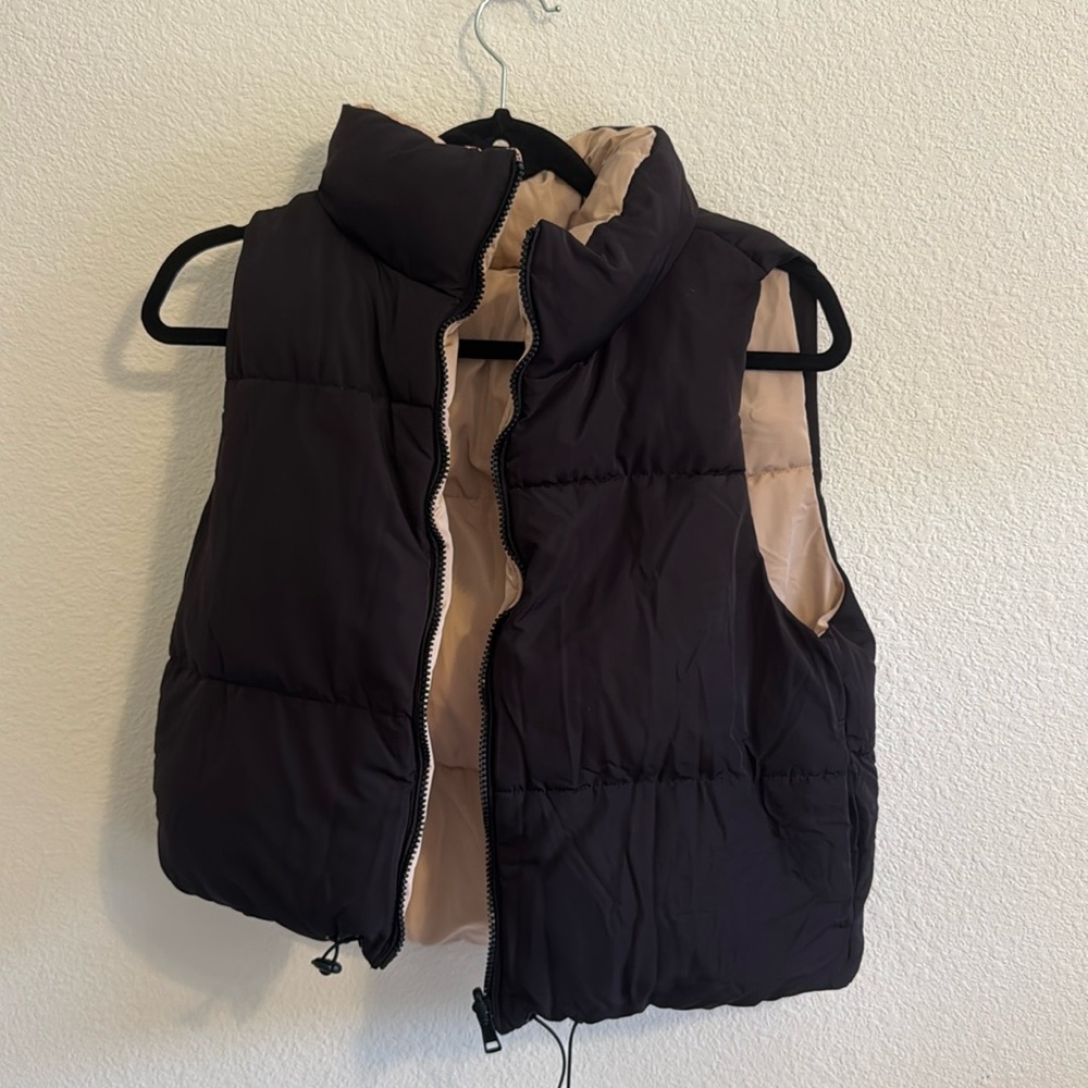Reversible puffer vest SMALL